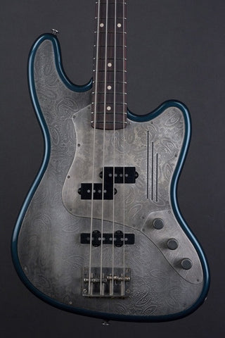 15099 Antique Silver Paisley SteelTopCaster Bass