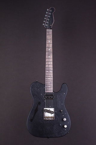 16040 Black on Roses Deluxe SteelCaster