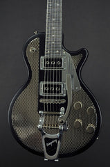 13218 Shiny Nickel Holey | Satin Black SteelDeville with B7 Bigsby