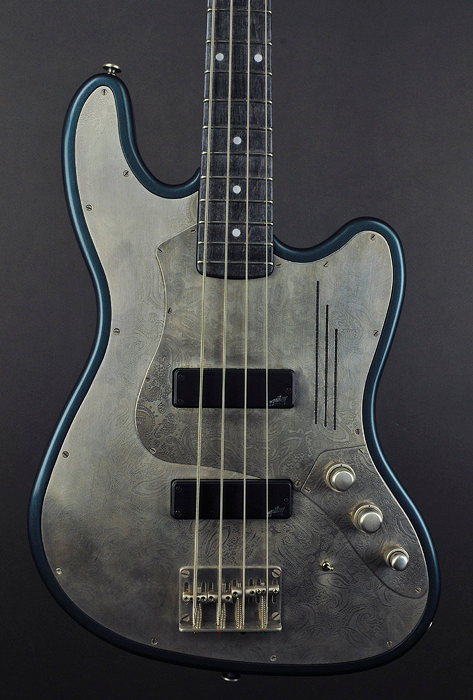 13008 Brett Simons Signature Model Antique Silver SteelTopCaster Bass