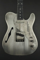 15007 Antique Silver Snakeskin Deluxe SteelCaster