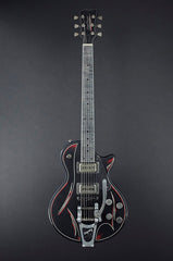 13018 Satin Black Pinstripe SteelDeville with B7 Bigsby