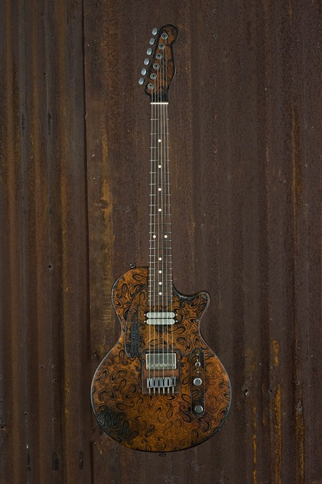 18072 Black Rust O Matic Paisley SteelDeville Caster
